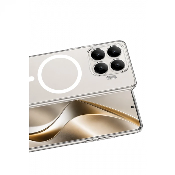Xiaomi Mi 17T Pro Combo Sert Şeffaf Magsafe Kapak - Şeffaf