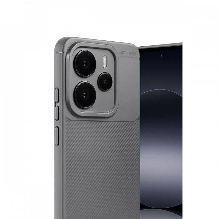 Xiaomi Note 14 5G Auto Focus Karbon Kapak - Gri
