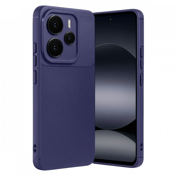 Xiaomi Note 14 5G Auto Focus Karbon Kapak - Lacivert