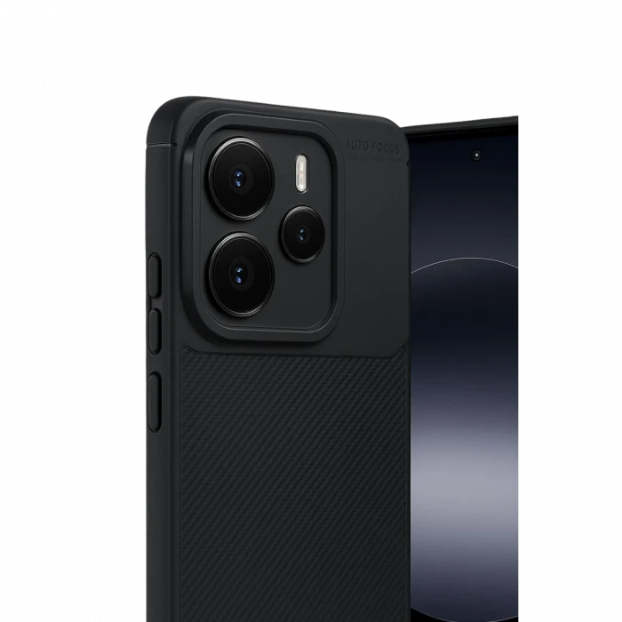 Xiaomi Note 14 5G Auto Focus Karbon Kapak - Siyah