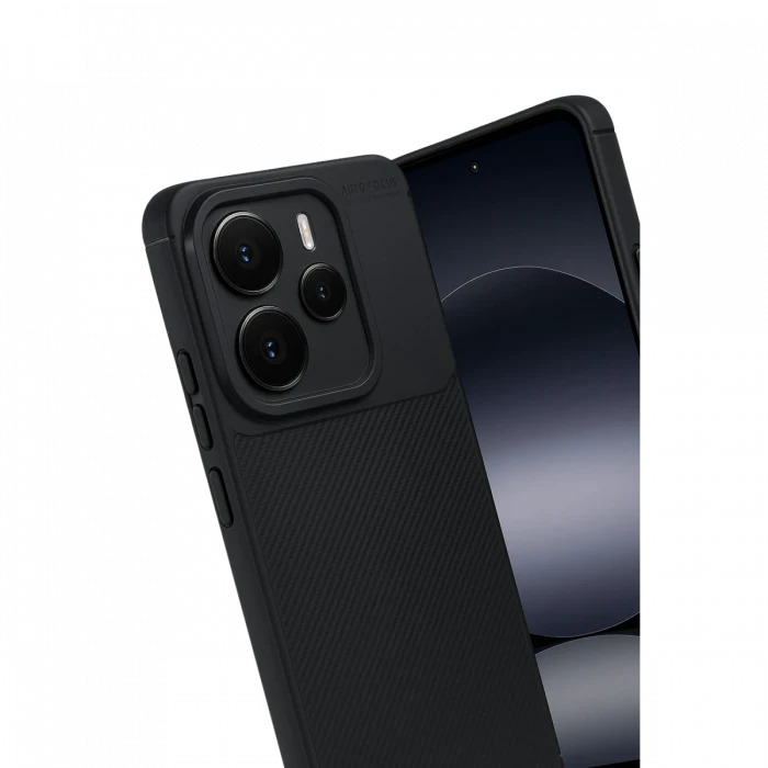 Xiaomi Note 14 5G Auto Focus Karbon Kapak - Siyah