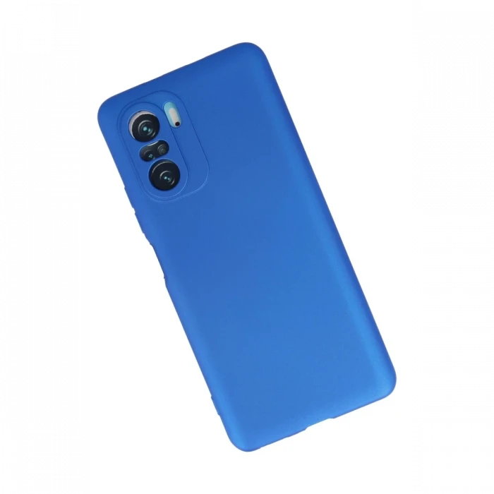 Xiaomi Poco F3 Kılıf First Silikon - Mavi