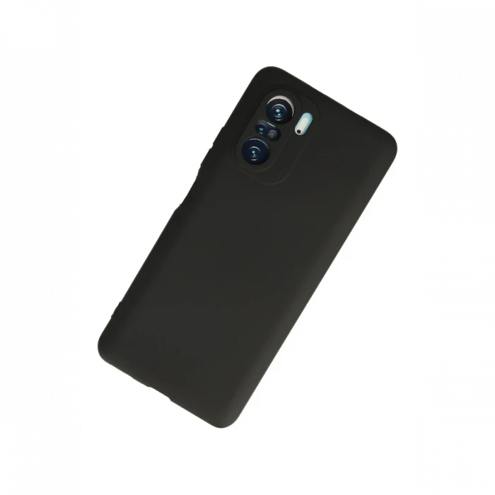 Xiaomi Poco F3 Kılıf First Silikon - Siyah