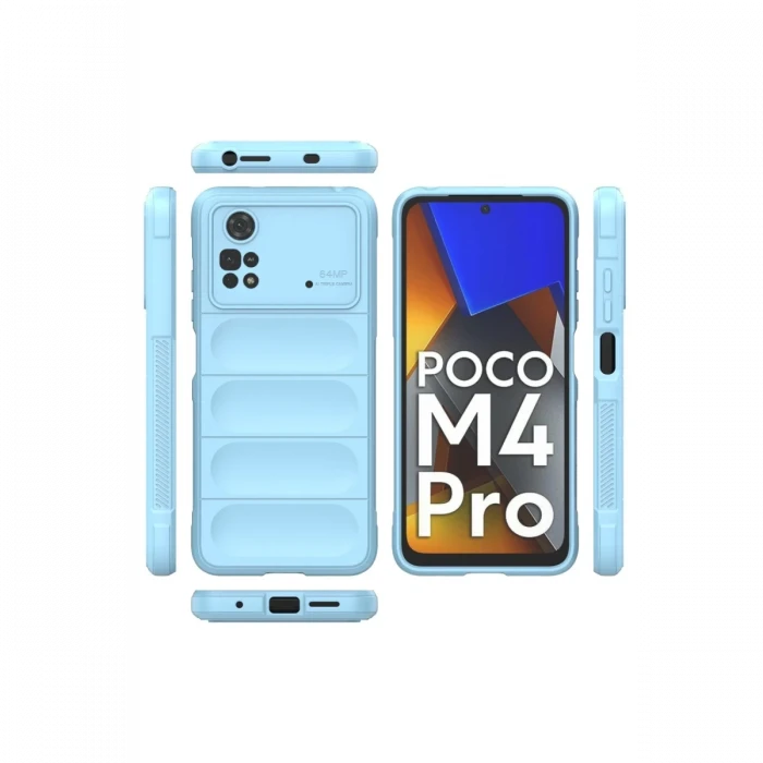 Xiaomi Poco M4 Pro 4G Kılıf Optimum Silikon - Sky Blue