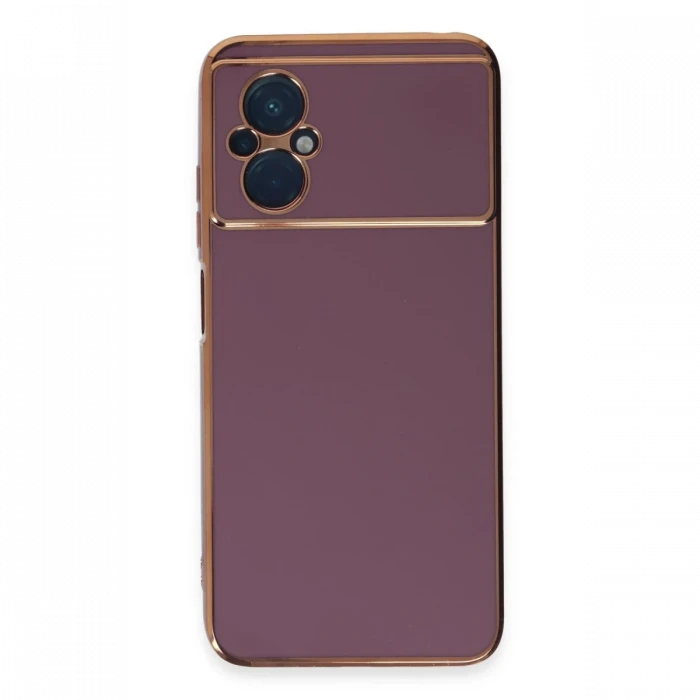 Xiaomi Poco M5 Kılıf Volet Silikon - Mor