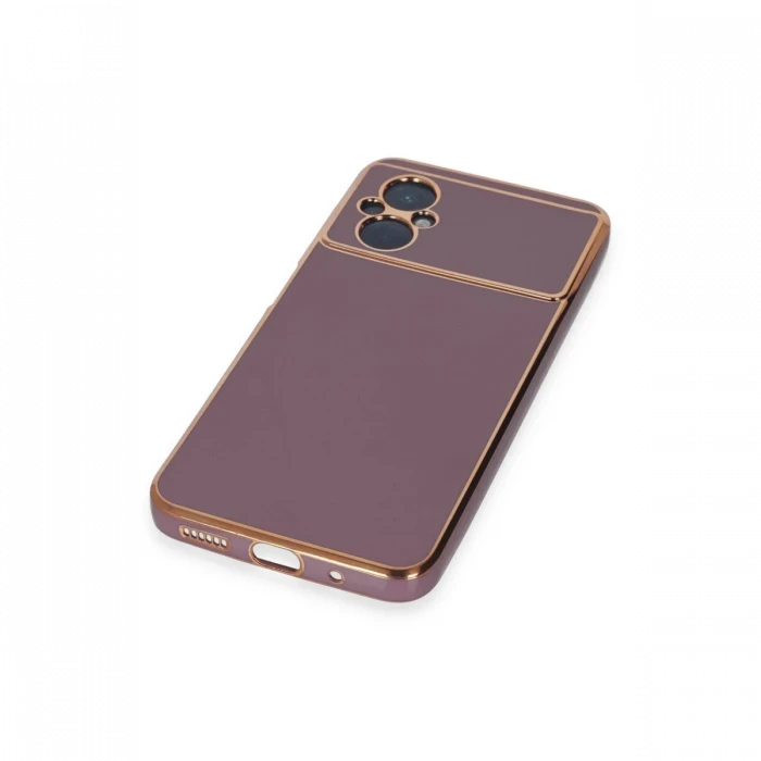 Xiaomi Poco M5 Kılıf Volet Silikon - Mor