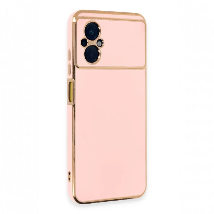Xiaomi Poco M5 Kılıf Volet Silikon - Pembe