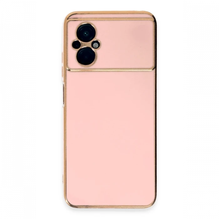 Xiaomi Poco M5 Kılıf Volet Silikon - Pembe