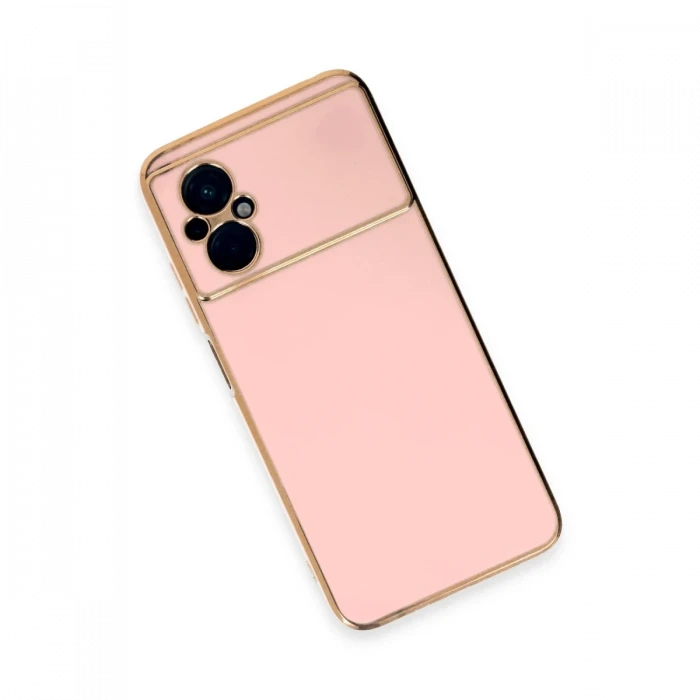 Xiaomi Poco M5 Kılıf Volet Silikon - Pembe