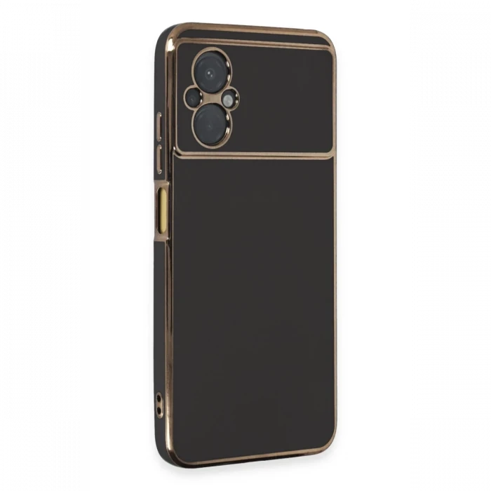 Xiaomi Poco M5 Kılıf Volet Silikon - Siyah