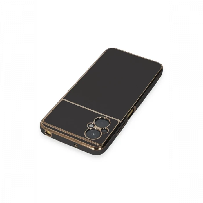 Xiaomi Poco M5 Kılıf Volet Silikon - Siyah