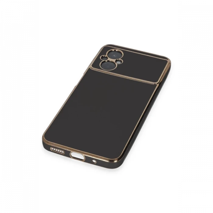 Xiaomi Poco M5 Kılıf Volet Silikon - Siyah
