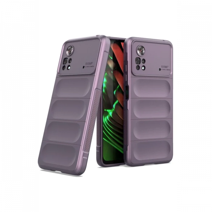 Xiaomi Poco X4 Pro 5G Kılıf Optimum Silikon - Mor
