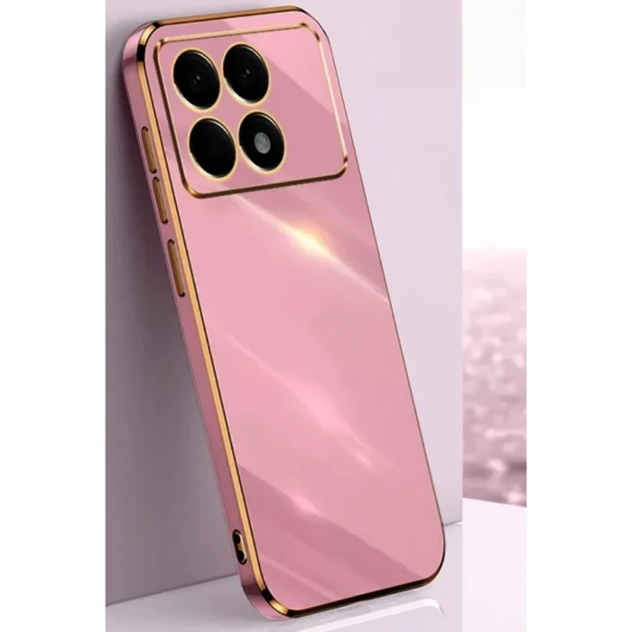 Xiaomi Poco X6 Pro Kılıf Volet Silikon - Mor