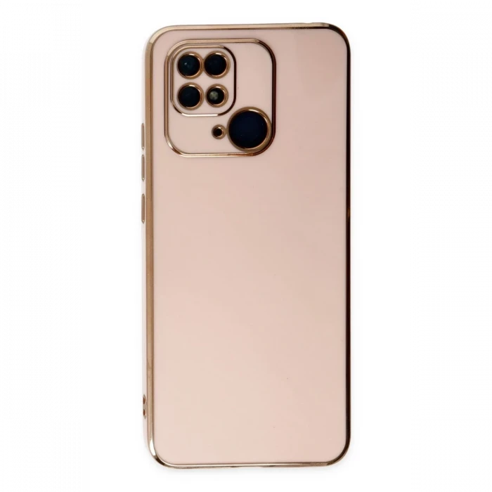 Xiaomi Redmi 10C Kılıf Volet Silikon - Pembe