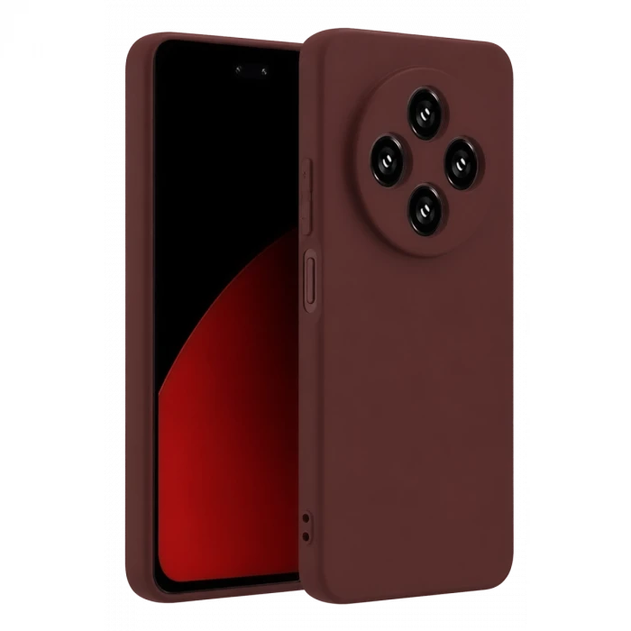 Xiaomi Redmi 14C Kılıf First Silikon - Bordo