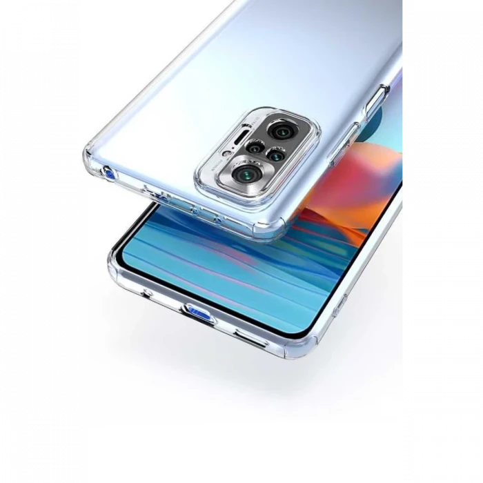Xiaomi Redmi Note 10 5G Kılıf Lüx Şeffaf Silikon