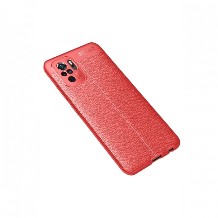 Xiaomi Redmi Note 10 Kılıf Auto Focus Kapak - Kırmızı