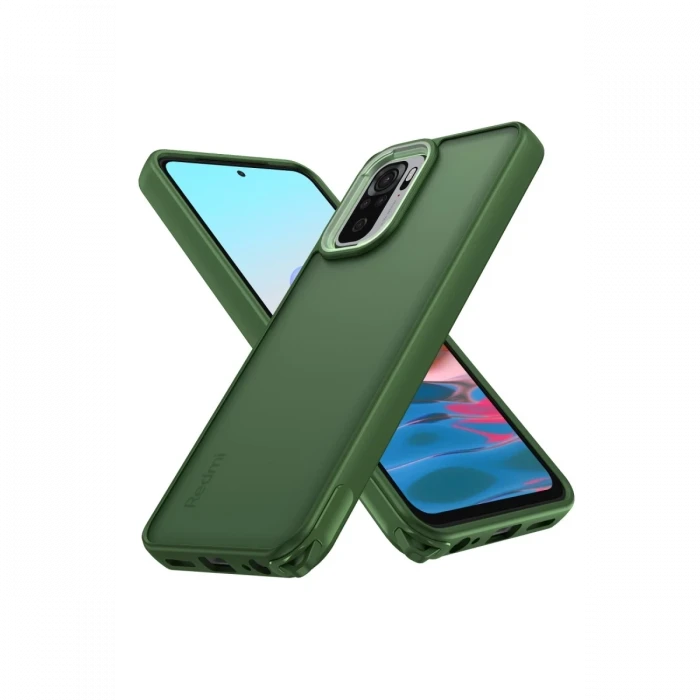 Xiaomi Redmi Note 10 Pro Kılıf Elegant Kapak - Yeşil