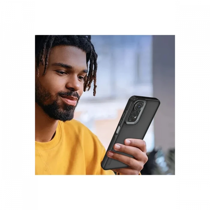 Xiaomi Redmi Note 11 Kılıf Elegant Kapak - Pudra