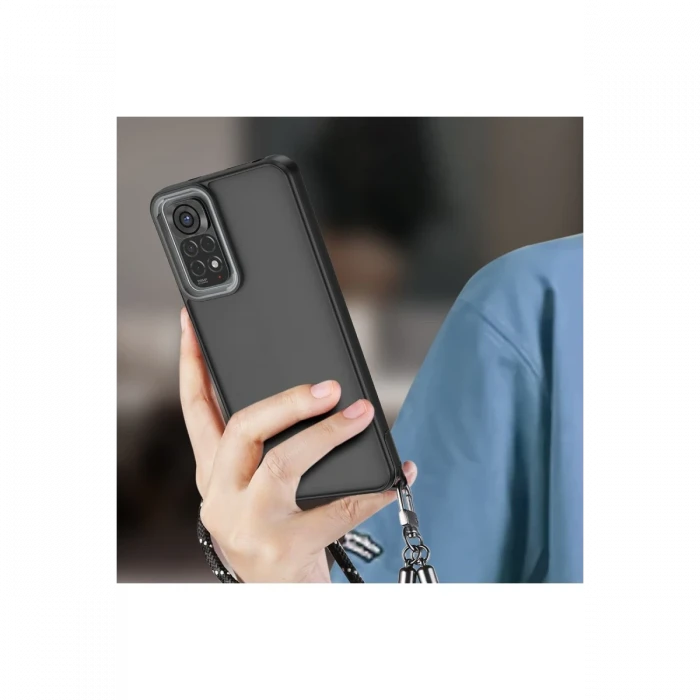 Xiaomi Redmi Note 11 Kılıf Elegant Kapak - Pudra