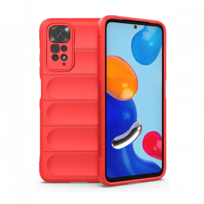Xiaomi Redmi Note 11 Kılıf Optimum Silikon - Kırmızı