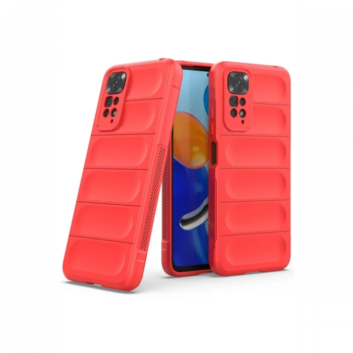 Xiaomi Redmi Note 11 Kılıf Optimum Silikon - Kırmızı