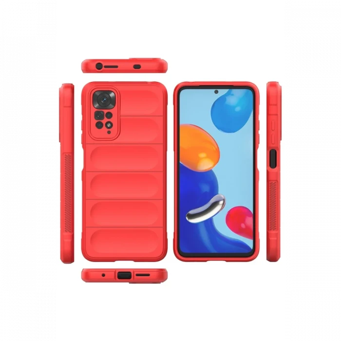 Xiaomi Redmi Note 11 Kılıf Optimum Silikon - Kırmızı