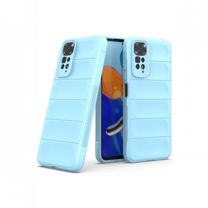 Xiaomi Redmi Note 11 Kılıf Optimum Silikon - Sky Blue