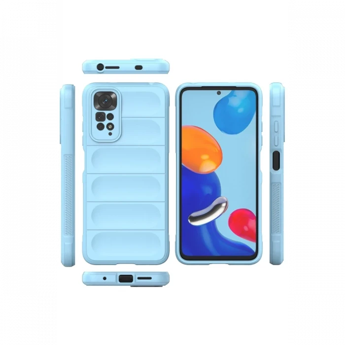 Xiaomi Redmi Note 11 Kılıf Optimum Silikon - Sky Blue