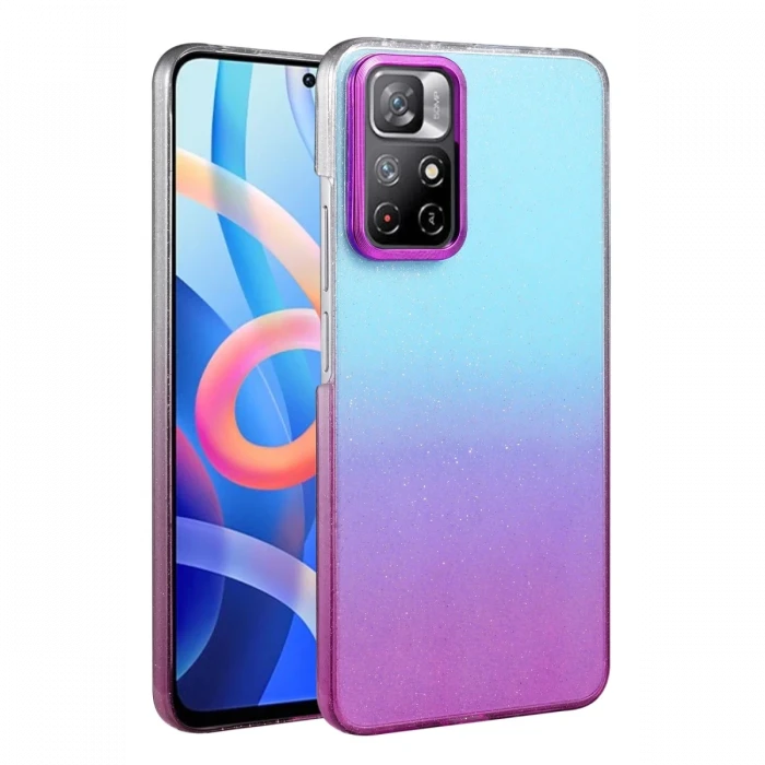 Xiaomi Redmi Note 11 Pro Glossy Kapak - Mor