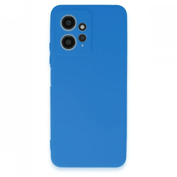 Xiaomi Redmi Note 12 4G Kılıf First Silikon - Mavi