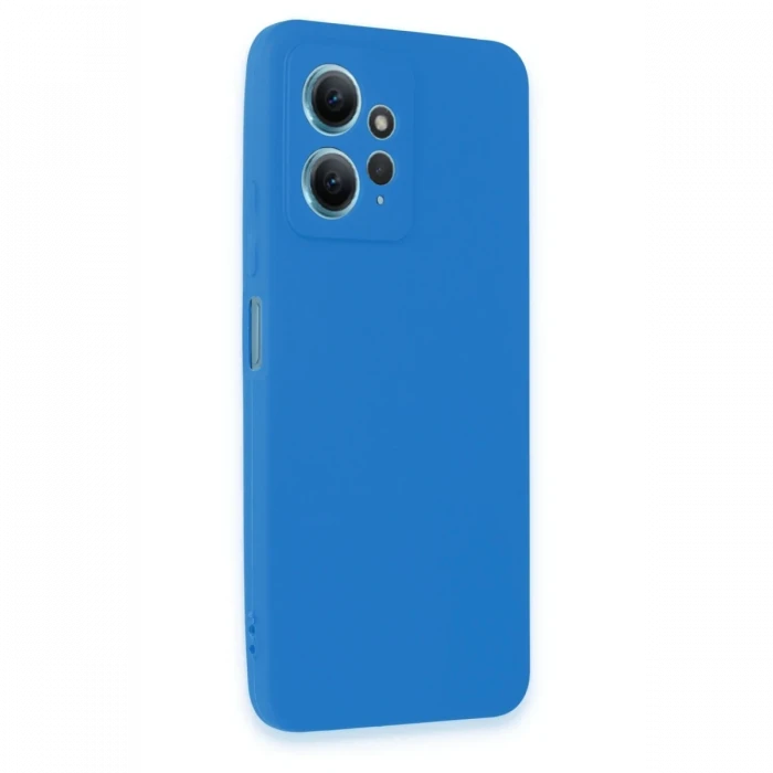 Xiaomi Redmi Note 12 4G Kılıf First Silikon - Mavi