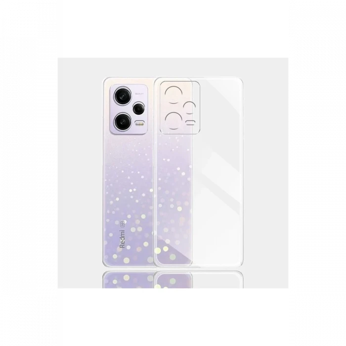 Xiaomi Redmi Note 12 5G Kılıf Lüx Şeffaf Silikon
