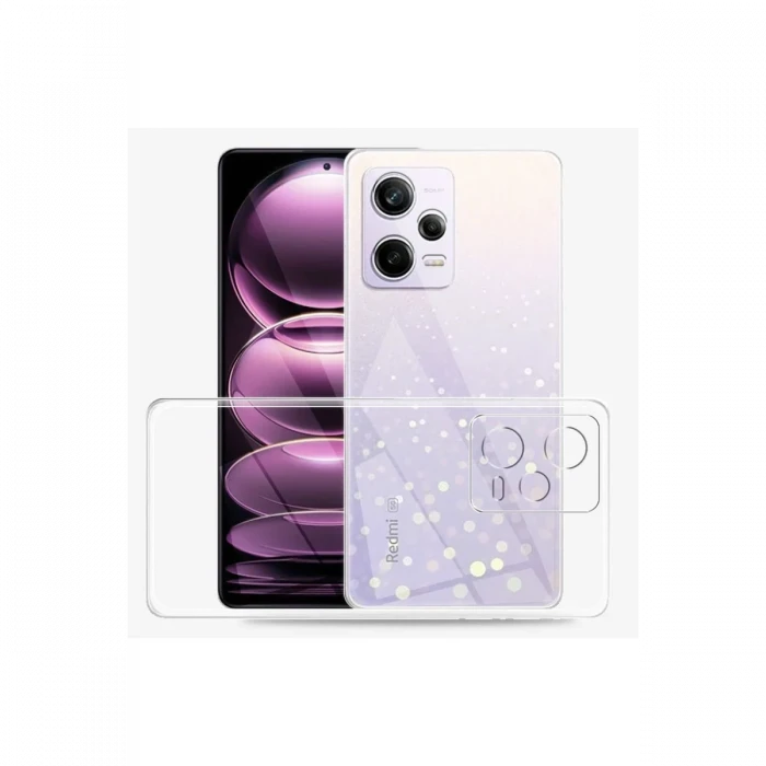 Xiaomi Redmi Note 12 5G Kılıf Lüx Şeffaf Silikon