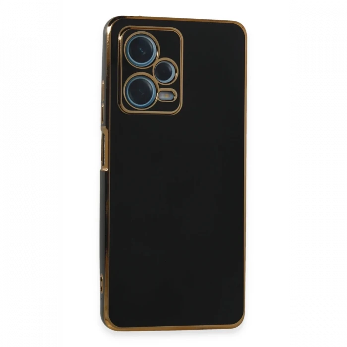 Xiaomi Redmi Note 12 Pro Plus Kılıf Volet Silikon - Siyah