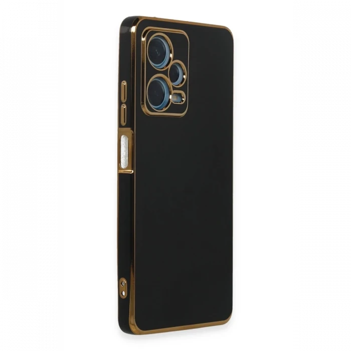 Xiaomi Redmi Note 12 Pro Plus Kılıf Volet Silikon - Siyah