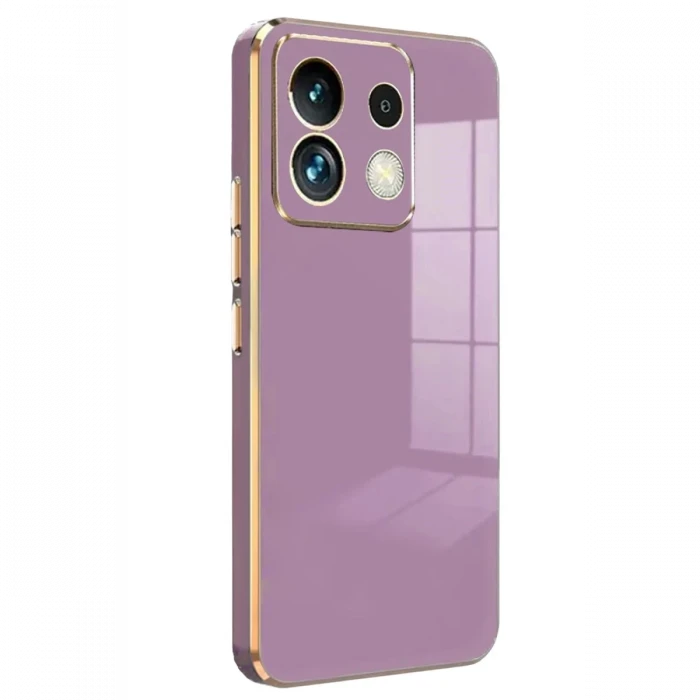 Xiaomi Redmi Note 13 5G Kılıf Volet Silikon - Mor