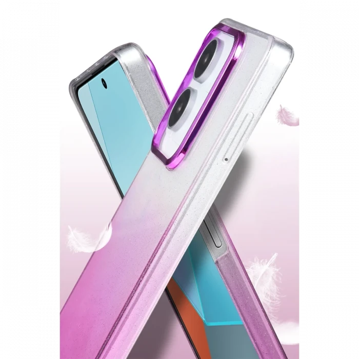 Xiaomi Redmi Note 13 Pro 4G Glossy Kapak - Pembe