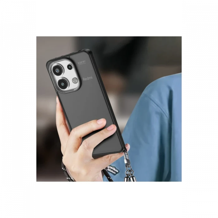 Xiaomi Redmi Note 13 Pro 4G Kılıf Elegant Kapak - Pudra