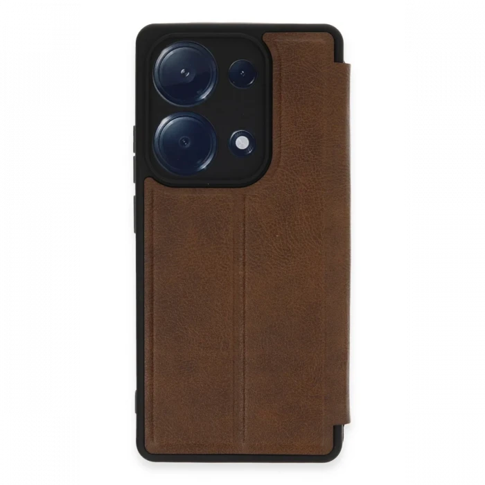 Xiaomi Redmi Note 13 Pro 4G Kılıf Flip Cover - Taba