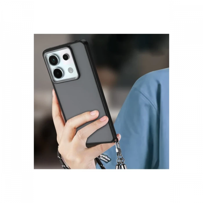 Xiaomi Redmi Note 13 Pro 5G Kılıf Elegant Kapak - Siyah