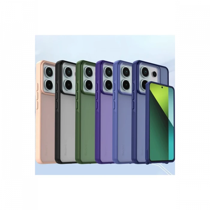 Xiaomi Redmi Note 13 Pro 5G Kılıf Elegant Kapak - Siyah