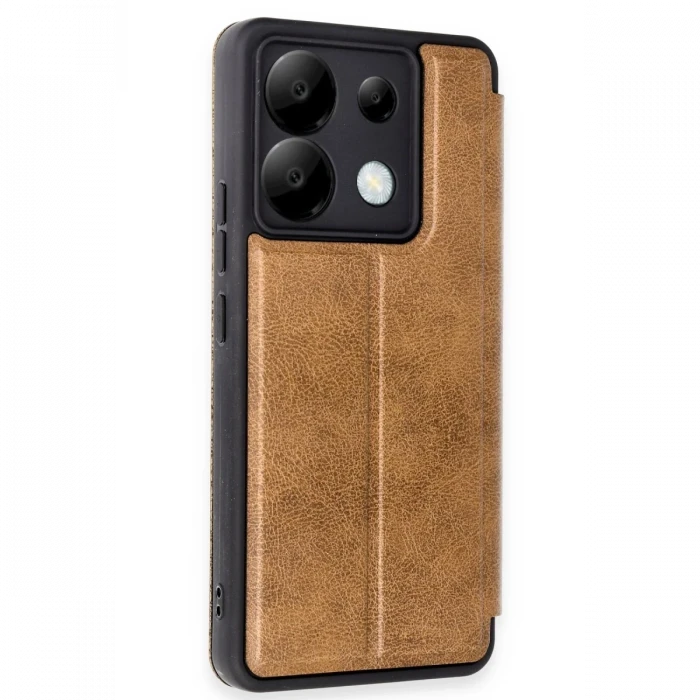 Xiaomi Redmi Note 13 Pro 5G Kılıf Flip Cover - Taba