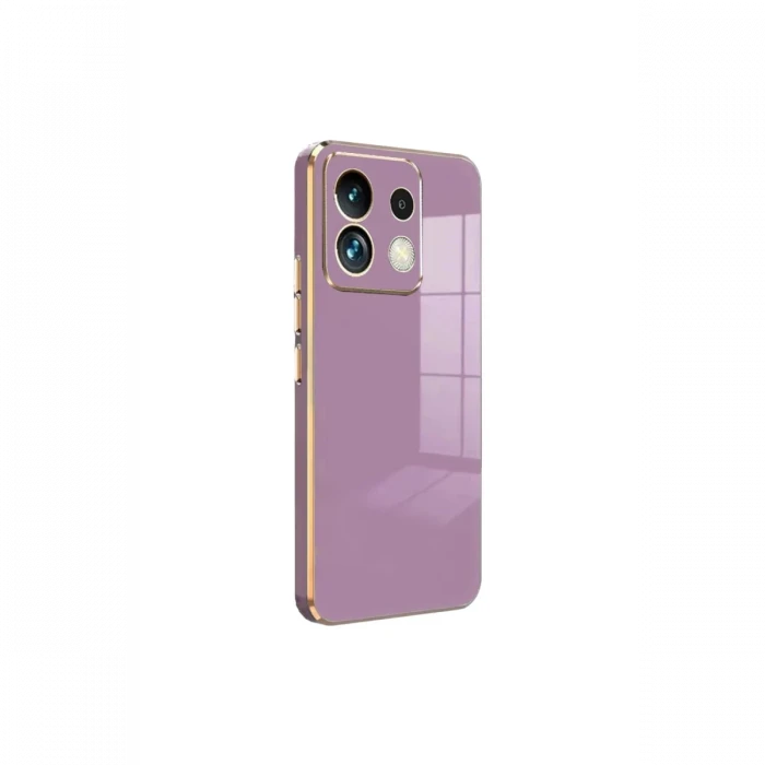 Xiaomi Redmi Note 13 Pro 5G Kılıf Volet Silikon - Mor