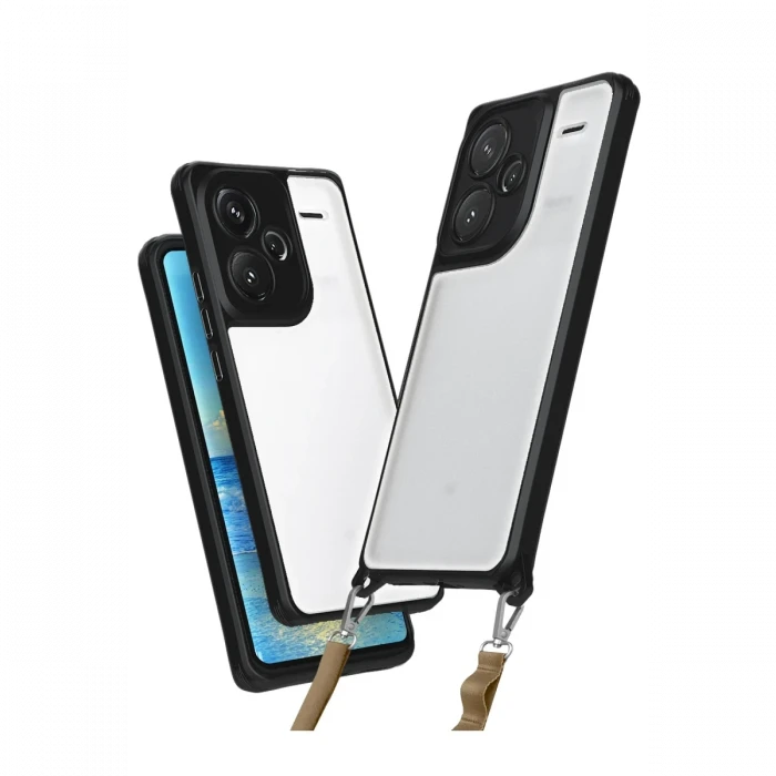 Xiaomi Redmi Note 13 Pro Plus Kılıf Penta Silikon Kılıf - Siyah