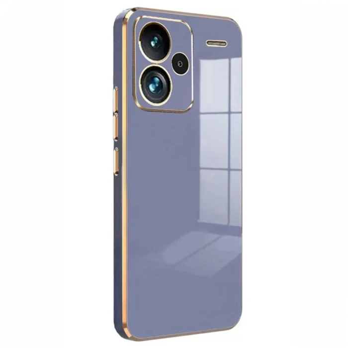 Xiaomi Redmi Note 13 Pro Plus Kılıf Volet Silikon - Mavi