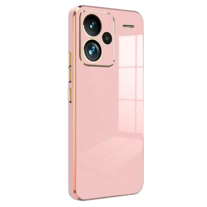 Xiaomi Redmi Note 13 Pro Plus Kılıf Volet Silikon - Pembe