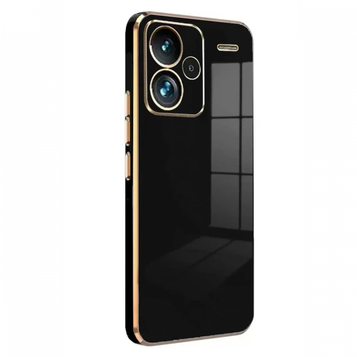 Xiaomi Redmi Note 13 Pro Plus Kılıf Volet Silikon - Siyah