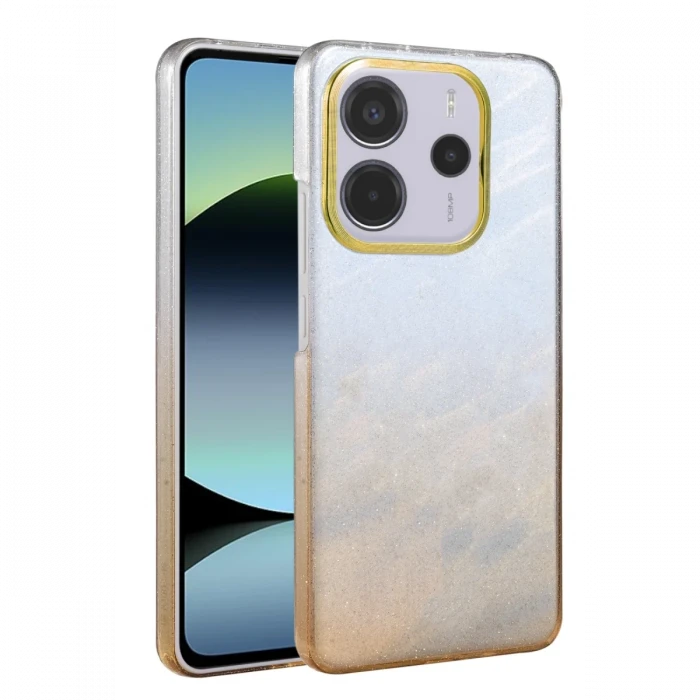 Xiaomi Redmi Note 14 4G Glossy Kapak - Çöl Titanyum